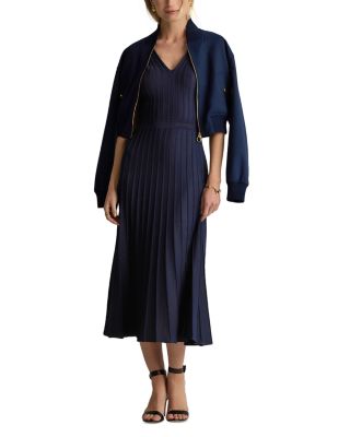 Short Rowed Diagonal Welt Dress