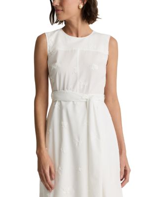 Floral Sequin Embroidery Dress