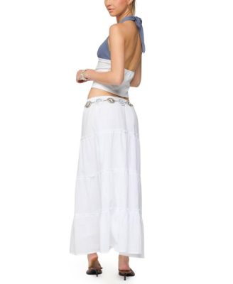 Petite Charlotte Tiered Maxi Skirt