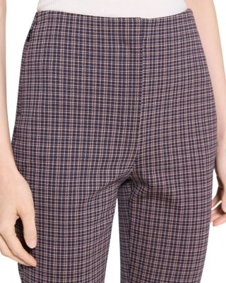 Kick Flare Plaid Pants