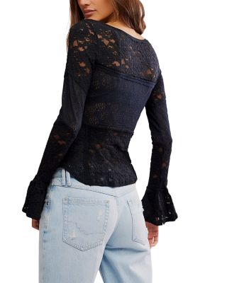 Lace Layering Long Sleeve Top