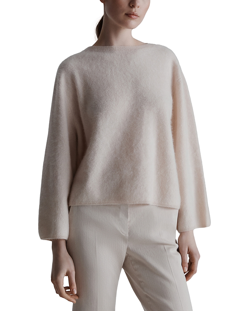 Marella Nanti Crew-neck Sweaters In White