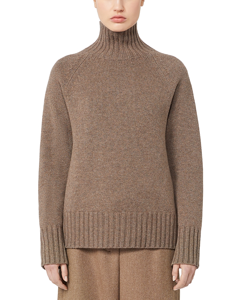 Max Mara Mantova Turtleneck Sweater In Brown