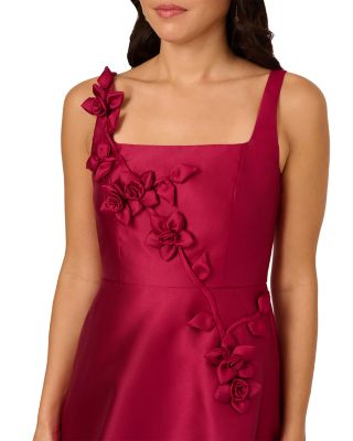【海外限定】AdriannaPapell ドレス☆Red Mikado Petal Dress Adrianna Papell Mikado Petal Dress | Bloomingdale's