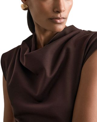 Harlan Twill Jersey Midi Dress