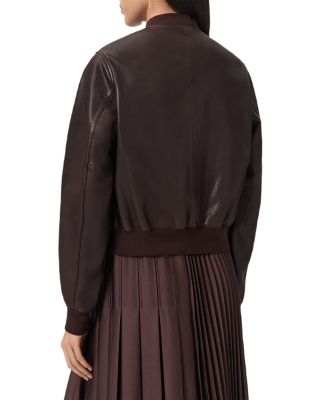 Orten Leather Bomber Jacket