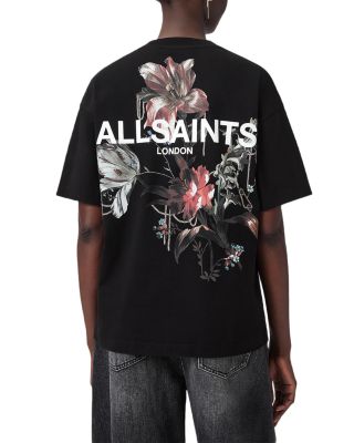 (取寄) オールセインツ レディース アニア エッタ ティー AllSaints women Ania Etta Tee Black ALLSAINTS Ania Etta Tee | Bloomingdale's