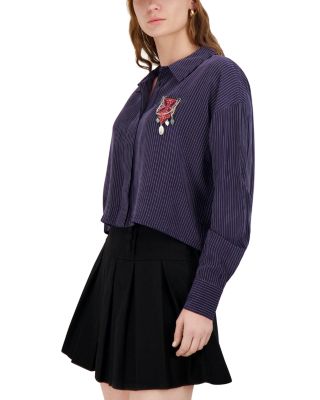 Cropped Button Up Shirt 