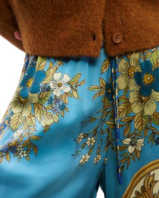 Cassie Silk Brocade Pants