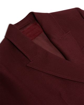 Fluid Bordeaux Blazer