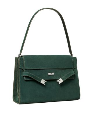 Lee Radziwill Suede Large Shoulder Bag