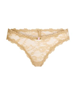 Stretch Lace Dipped Waist Thong