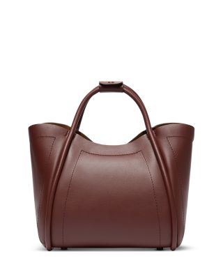 Marins Bordeaux Leather Handbag