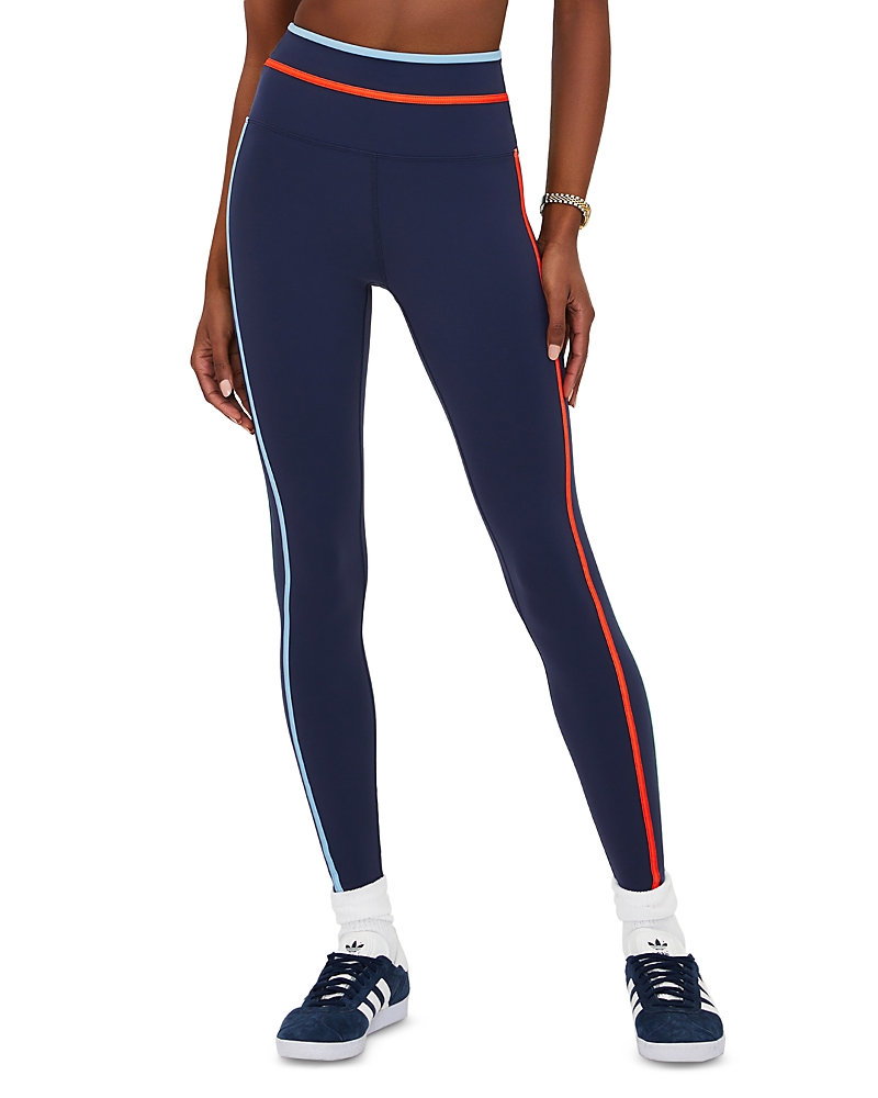 Beach Riot Solara Print Leggings In Blue