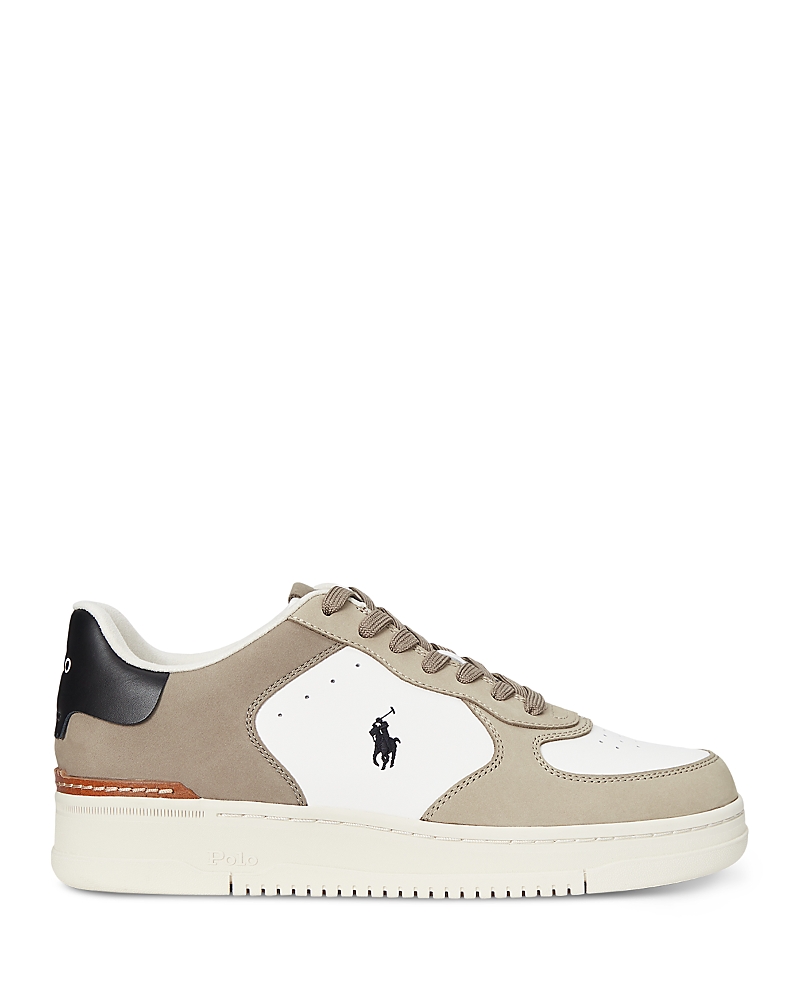Polo Ralph Lauren Masters Court Sneaker In Neutral