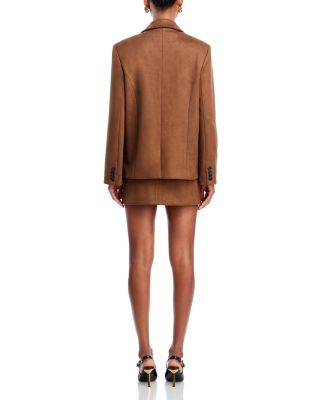 Ember Suede Blazer & Mini Skirt