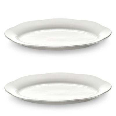 Silhouette Large White Platter