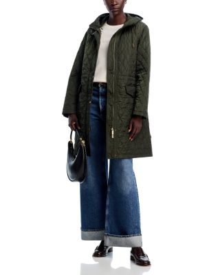 BURBERRY ハイラント ハフォレテット ティテル ミュル Burberry Hillgate Diamond Quilted Coat | Bloomingdale's