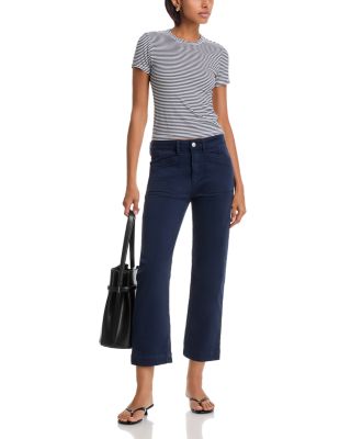 Quincy Mid Rise Ankle Jeans in Vintage Seascape