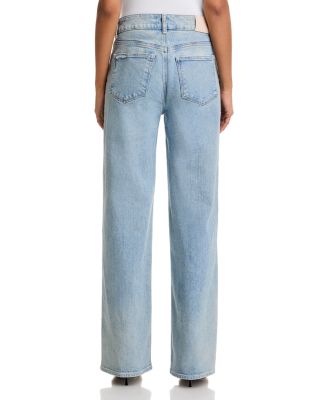 Sasha High Rise Wide Leg Jeans in Reunion Distressed