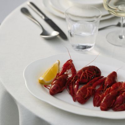 Silhouette Large White Platter