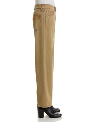 Coated Straight Leg Pants
