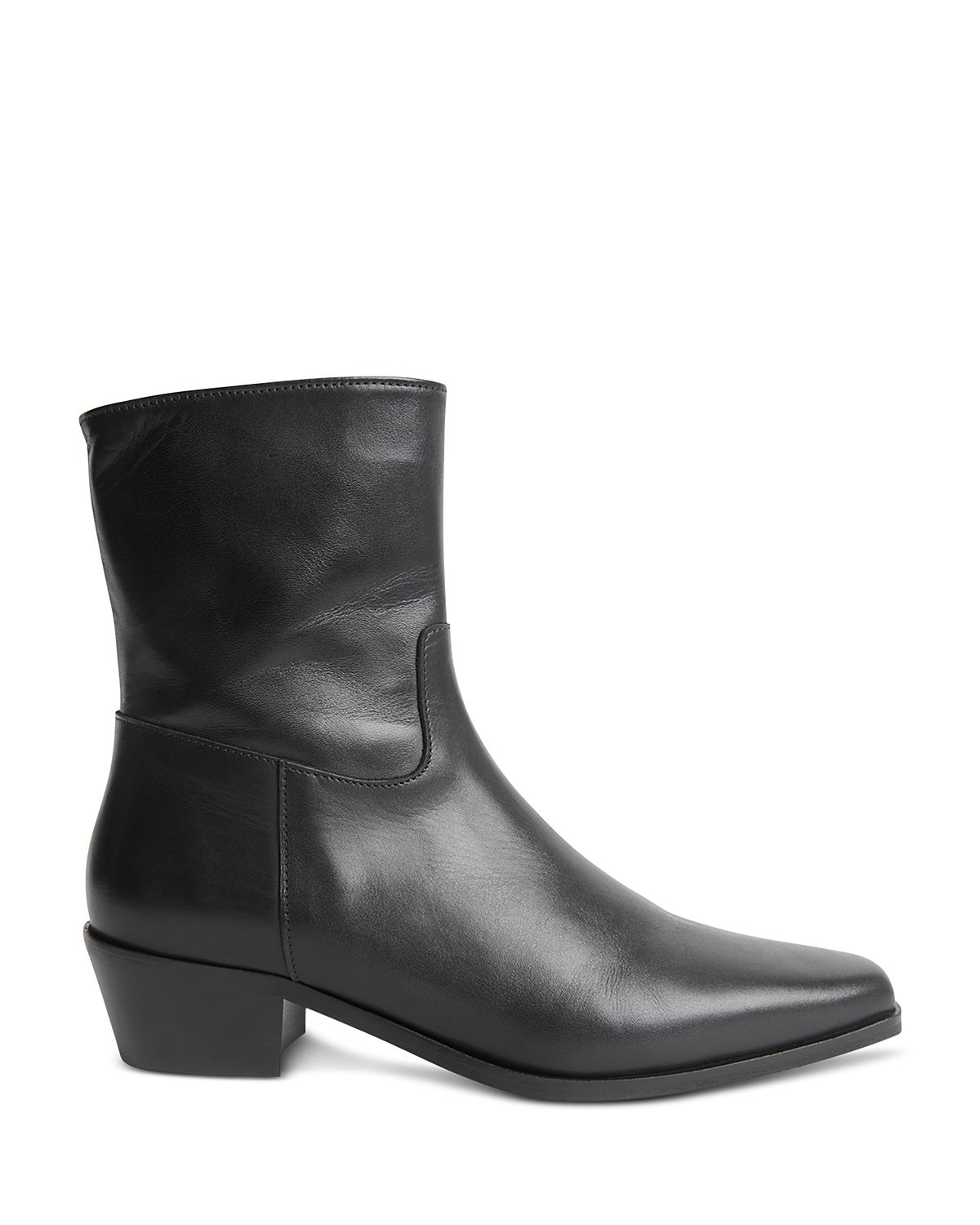 Whistles Women's Western Leather Ankle Boots