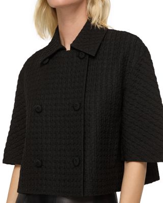 Short Sleeve Double Breasted Jacket