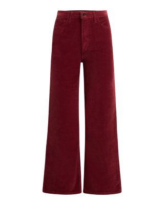 The Blake Cropped Wide Leg Jeans in Syrah