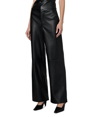 The Faux Leather Trouser