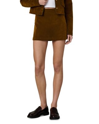 The Mini Flocked Skirt