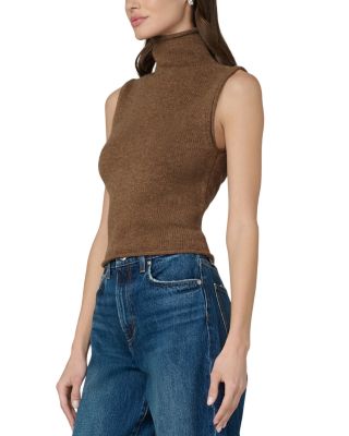 The Stevie Sleeveless Roll Neck Sweater
