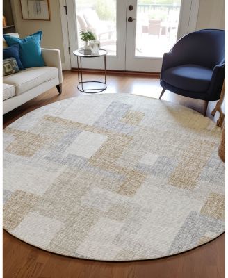 Dalyn Portico Washable PO3 Round Area Rug, 8' x 8'