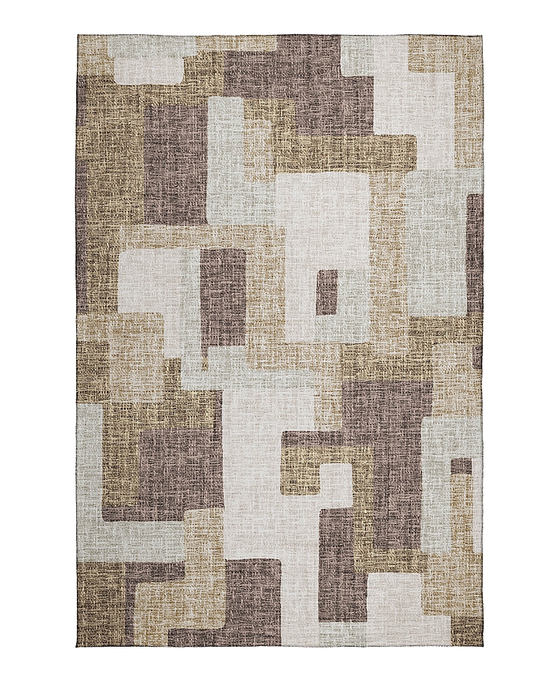 Dalyn Rug Company Dalyn Portico Washable Po3 Area Rug, 8' X 10' In Brown