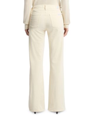 Twisted Dojo Tailorless Flare Leg Jeans in Corduroy Eggshell
