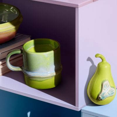 Poppery Mug with Handle, Apple Green, Mint