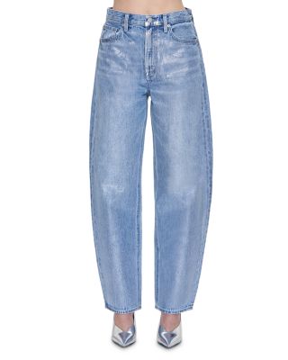 Wes High Rise Barrel Leg Jeans in Spellbound