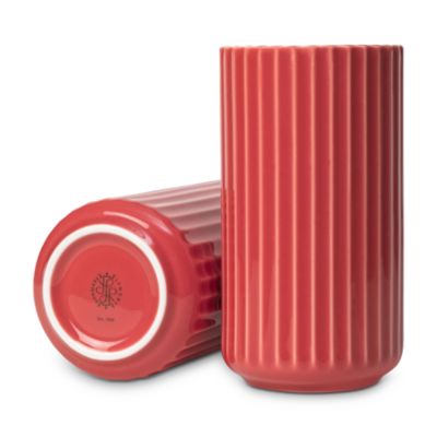 Lyngby Vase, 6.1&amp;quot; Red Porcelain