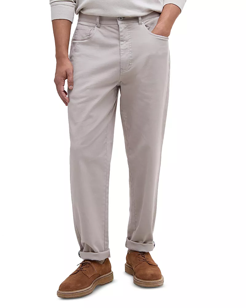 Barbour Washed Slim Fit Stretch Twill Trousers