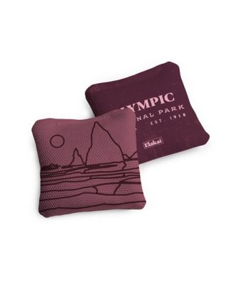 4x4 Olympic National Park Durasuede + Turbo Polyglide Pilot Versacraft Cornhole Bags