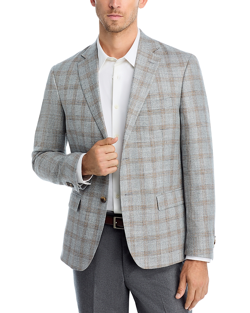 The Men's Store At Bloomingdale's Plaid Regular Fit Sport Coat - Exclusive