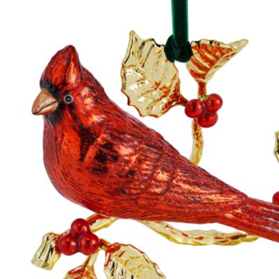 Cardinal Glass Ornament