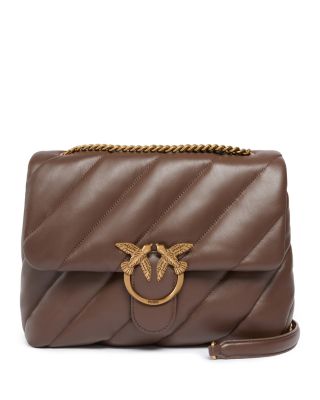 Love Puff Leather Shoulder Bag