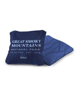 6x6 Great Smoky Mountains National Park Durasuede + Turbo Polyglide Pilot Versacraft Cornhole Bags