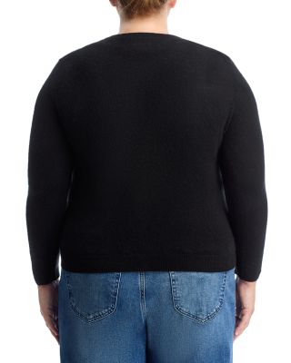 100% Cashmere Crewneck Cardigan Sweater - Exclusive