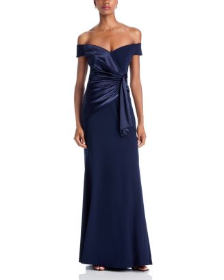 eliza j off the shoulder dress Floral Off-the-Shoulder Gown (Women) This is an Eliza J off Eliza J Women's Off-the-Shoulder Side-Ruched