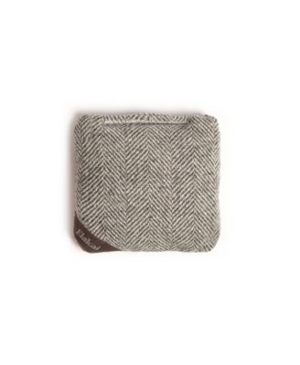 Herringbone Wool Aviator Cornhole Bags Above