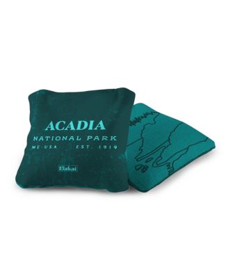 6x6 Acadia National Park Durasuede + Turbo Polyglide Pilot Versacraft Cornhole Bags