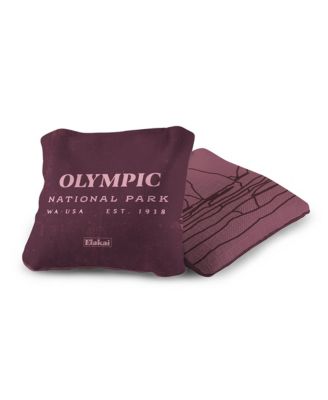6x6 Olympic National Park Durasuede + Turbo Polyglide Pilot Versacraft Cornhole Bags
