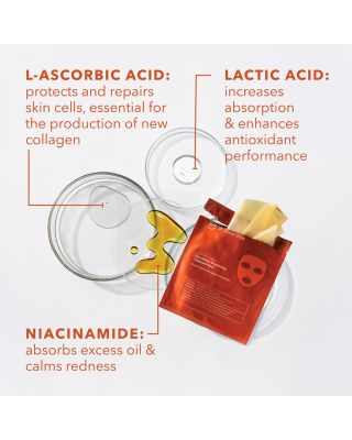 Vitamin C + Lactic Biocellulose Brightening Treatment Mask (single)